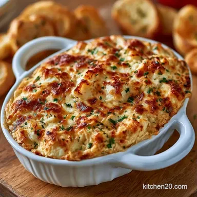 Easy Baked Crab Dip in 30 Minutes Recipe Card