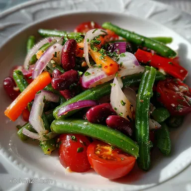 Ridiculously Easy Bean Salad: Protein Packed