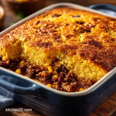 Cornbread Casserole: The Easy Beef and Bean Comfort Food Bake