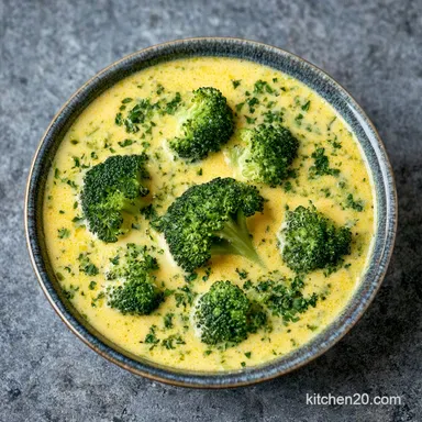 Easy Broccoli Cheese Soup in 30 Minutes