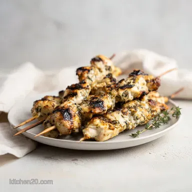 Chicken Kabobs with Greek Yogurt