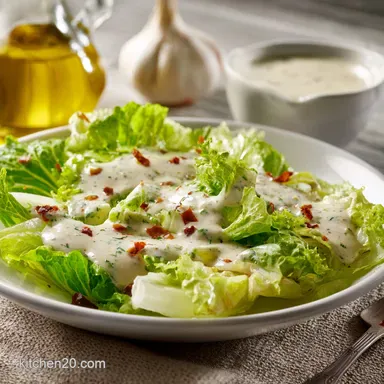 Creamy Garlic Salad Dressing: The Silky, Restaurant-Quality Recipe Recipe Card