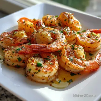 Easy Creamy Garlic Shrimp in 20 Minutes: Velvety Sauce