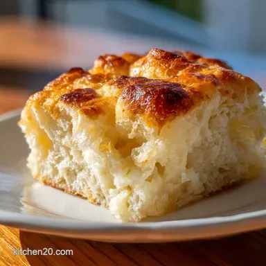 Easy Focaccia Bread Recipe for 12 Servings Recipe Card