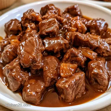 Easy Keto Slow Cooker Beef Recipe Card