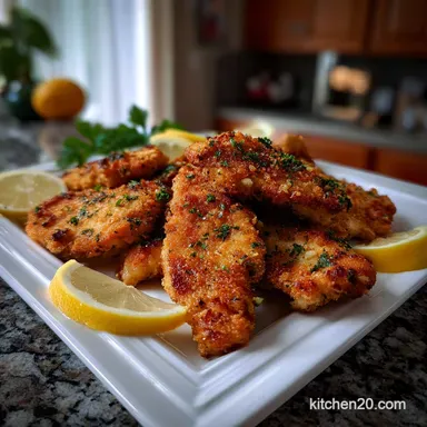 Easy Lemon Chicken Thighs: Crispy Skin, Juicy Meat Recipe Card