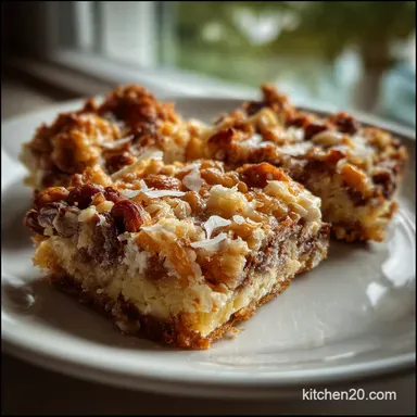 Magic Bars: Velvety Caramel Bar Cookies Recipe Card