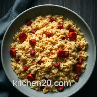 Easy Peasy Chorizo Risotto – Quick One-Pan Delight Ready in 30 Minutes Recipe Card