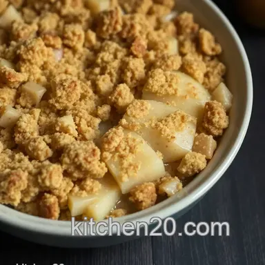 Easy Pear Crumble Recipe: My Simple Autumn Dessert! Recipe Card