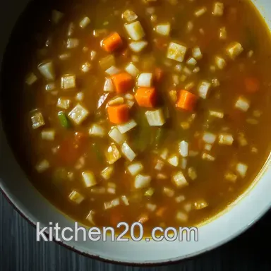 Easy Vegetable Soup Recipe: My Kitchen Sink Secret! Recipe Card