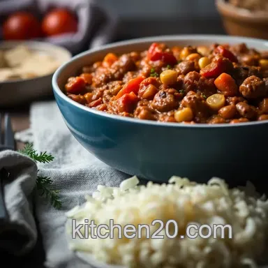 My Amazing Easy Quorn Chilli Con Carne: 20-Minute Family Favorite Recipe Card