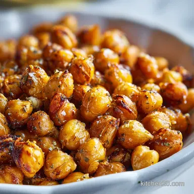 Easy Healthy Snack for 2026 with Roasted Chickpeas: Ultra Crispy & Nutritious Recipe Card