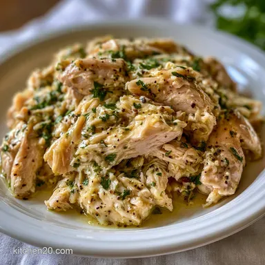 Slow Cooker Shredded Chicken: Meal Prep Recipe Card