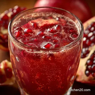 Apple Pomegranate Sparkling Mocktail: The Easy Festive Punch Recipe Card