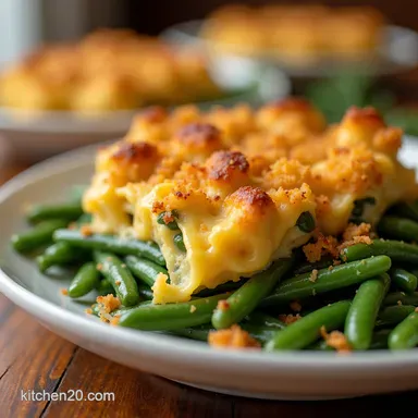 Easy Green Bean Casserole The NoFuss Holiday Hero Recipe Card