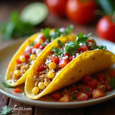 Mexican Street Corn Tacos Recipe Elote Fiesta in Minutes Recipe Card