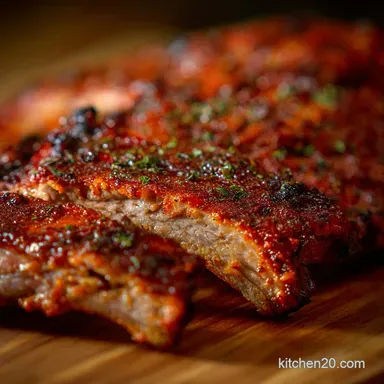 FallOffTheBone Oven Baked Ribs The Best Sunday BBQ Ribs Recipe Recipe Card
