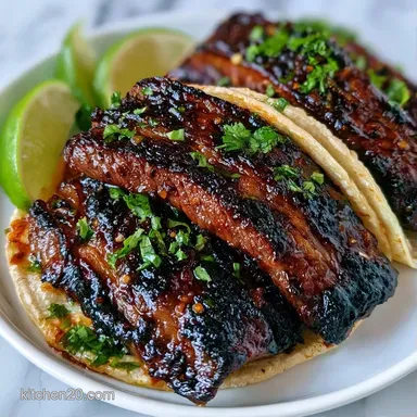 Fast Summer Steak Tacos in 25 Minutes Recipe Card