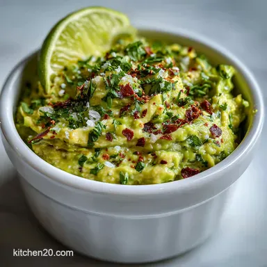 Easy Guacamole Our Favorite: Velvety & Citrusy Recipe Card