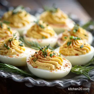 Classic Deviled Eggs: The Flawless, Ultra-Creamy Vintage Recipe Recipe Card