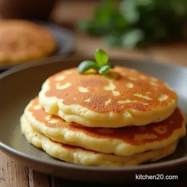 Fluffy Kefir Pancakes Recipe Oladi Tangy Tender Recipe Card