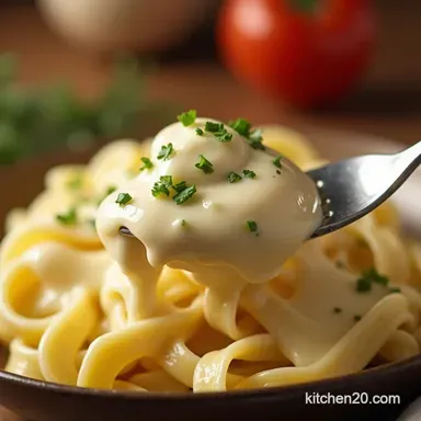 The Silken Dream Foolproof Alfredo Sauce Made From Scratch Recipe Card