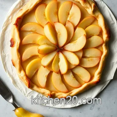 Easiest Freeform Pear Tart &ndash; No Skills Needed for This Delicious Dessert! Recipe Card