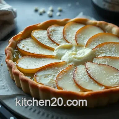 Easiest Freeform Pear Tart &ndash; No Skills Needed for This Delicious Dessert!