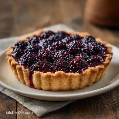 Mulberry Cobbler for 10 Servings Recipe Card