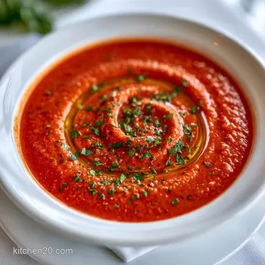 Roasted Fresh Tomato Soup Recipe Card