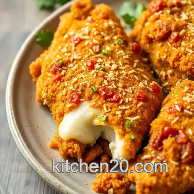 How to Make Fried Chicken Parmesan - Deliciously Crispy Comfort Recipe Card