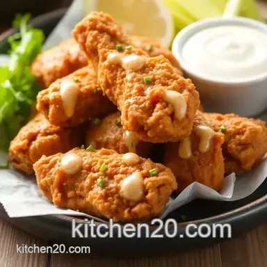 Easy Fried Chicken Wings with Italian Dressing: A Delicious Family Favorite! Recipe Card