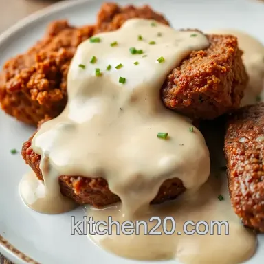 Easy & Juicy Fried Cube Steak with Creamy Gravy Delight: My Family’s Favorite Comfort Food Recipe Card