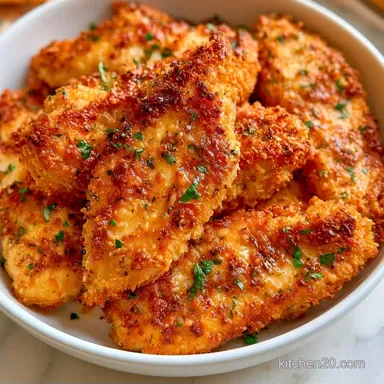 Crispy Parmesan Chicken in 33 Minutes