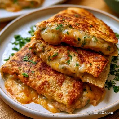 Refried Bean Quesadillas in 20 Minutes