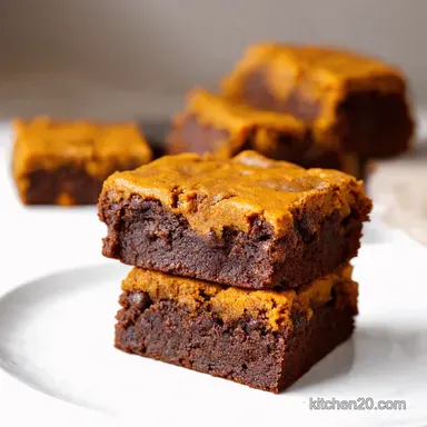 Fudgy Sweet Potato Brownies My Secret to Moist Brownies Recipe Card