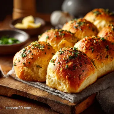 Garlic Butter Bread Rolls: The Ultimate Soft Dinner Rolls Recipe Recipe Card