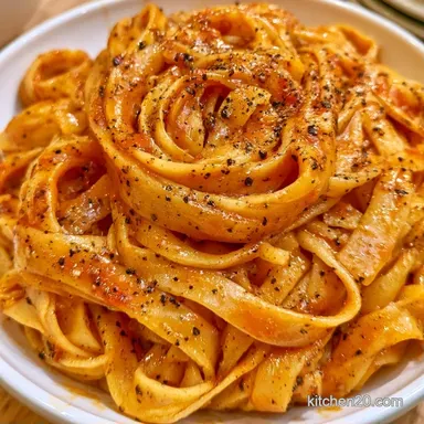 Garlic Egg Noodles in 15 Minutes Recipe Card