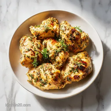 Boneless Chicken Thigh Recipe with Garlic and Herbs in 25 Minutes Recipe Card