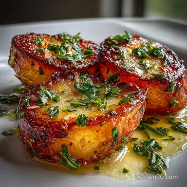 Red Potato Recipe with Garlic and Herbs Crispy Baked