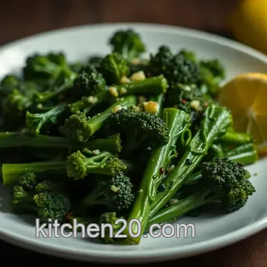 Garlicky Goodness: How to Cook Broccolini with Zesty Lemon