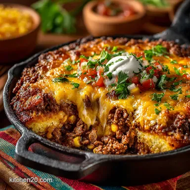 Gluten Free Cowboy Casserole My Easy Weeknight Chuckwagon Recipe Card