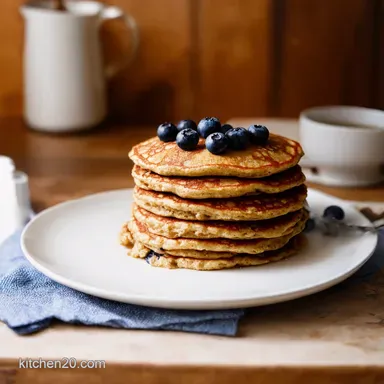 GlutenFree Oatmeal Blueberry Pancakes My Familys Fave Recipe Card