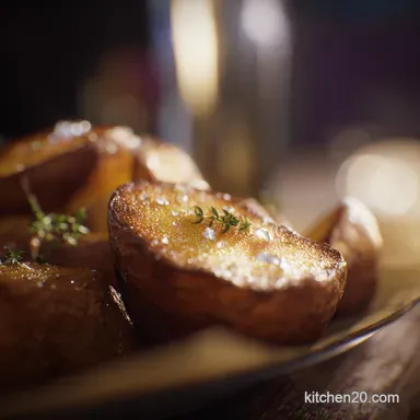 Golden Air Fryer Roasted Potatoes: Proper Pub Grub! Recipe Card