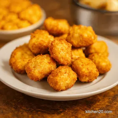 Crispy Golden Recipe Chickpea Nuggets Pub Grub Made Healthy Recipe Card