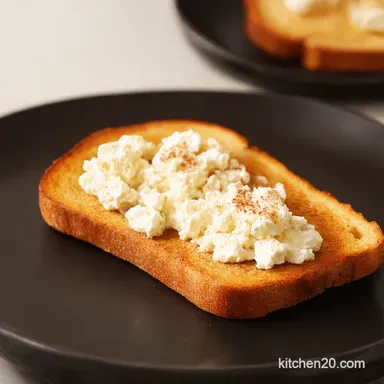 Cinnamon Toast with Cottage Cheese My GoTo Protein Boost Recipe Card