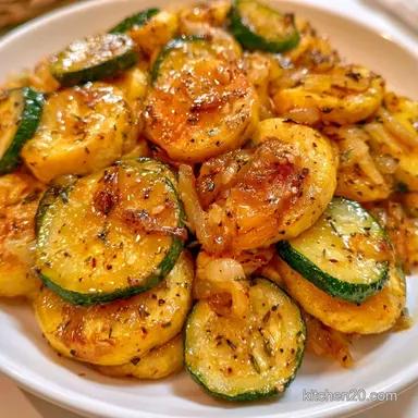 Sautéed Summer Squash in 16 Minutes Recipe Card