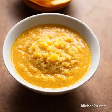 Cozy Up with My Golden Sunrise Rice Porridge Recipe! Recipe Card