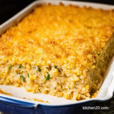 Grandmas Golden Chicken Rice Casserole So Easy Recipe Card