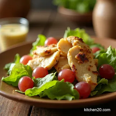 Grapes of Yore Chicken Salad A Sweet Savory Classic Recipe Card